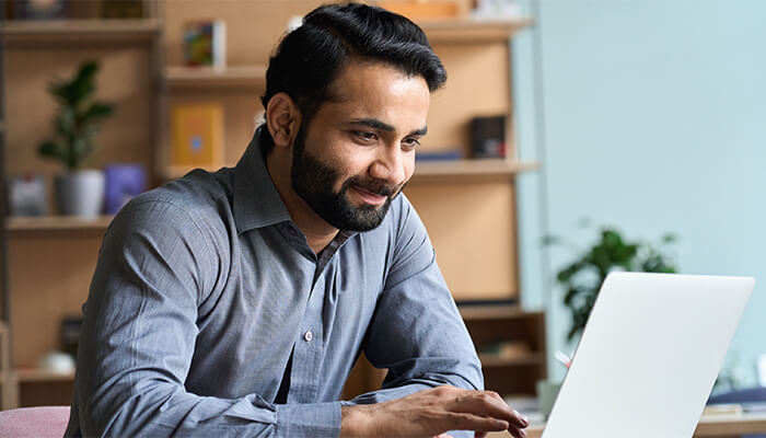 Man on Laptop